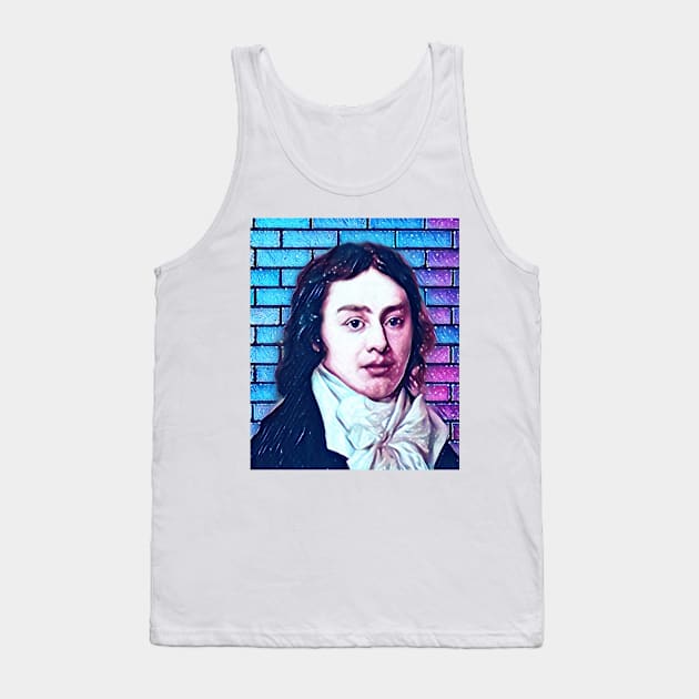 Samuel Taylor Coleridge Snowy Portrait | Samuel Taylor Coleridge Artwork 13 Tank Top by JustLit